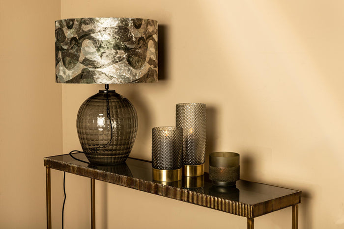 PTMD - Lampenkap Mocca - Groen - 40x40x24cm