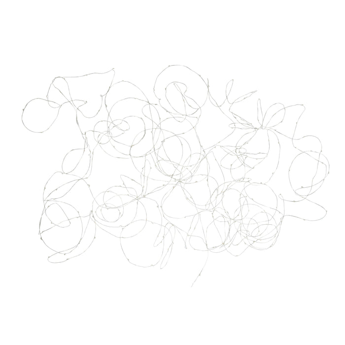 J-Line kerstverlichting Draad 300Led 30M - zilver - warm wit - 300 LED