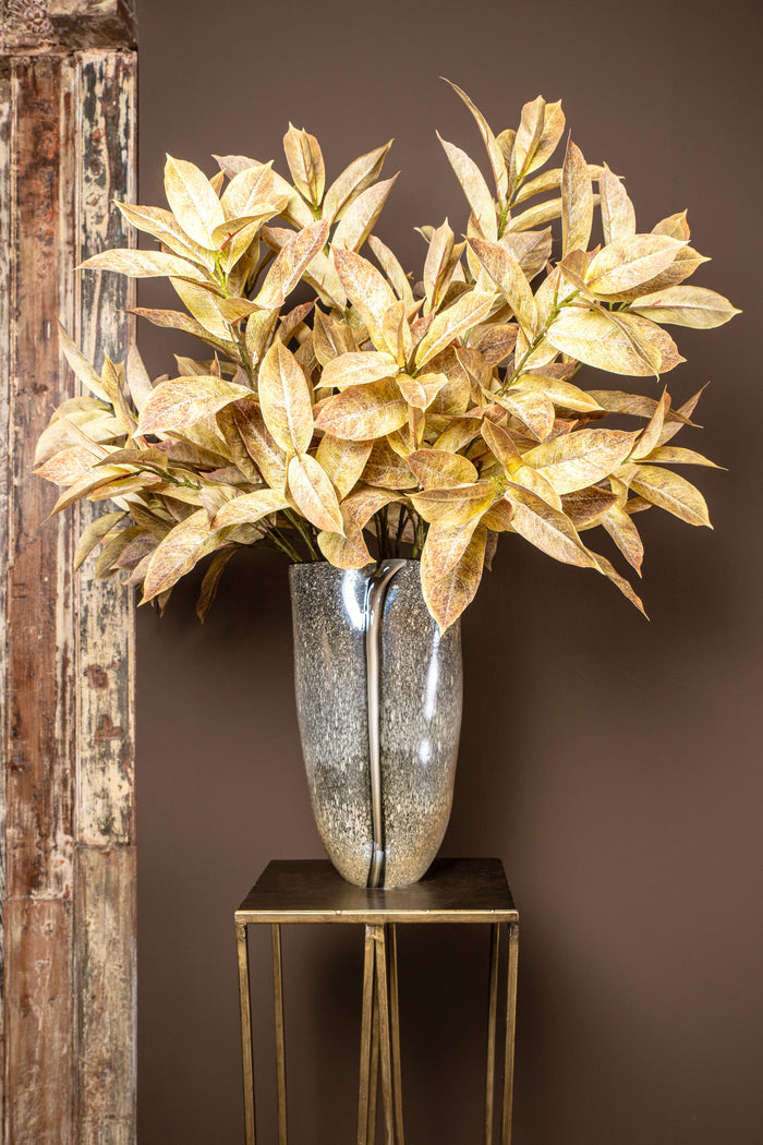 PTMD - Kunstplant Leaves - Bruin - 62x44x102cm