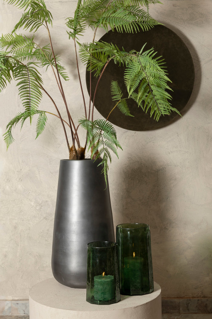 PTMD Pernella Green Ribbed Glass Stormlight M