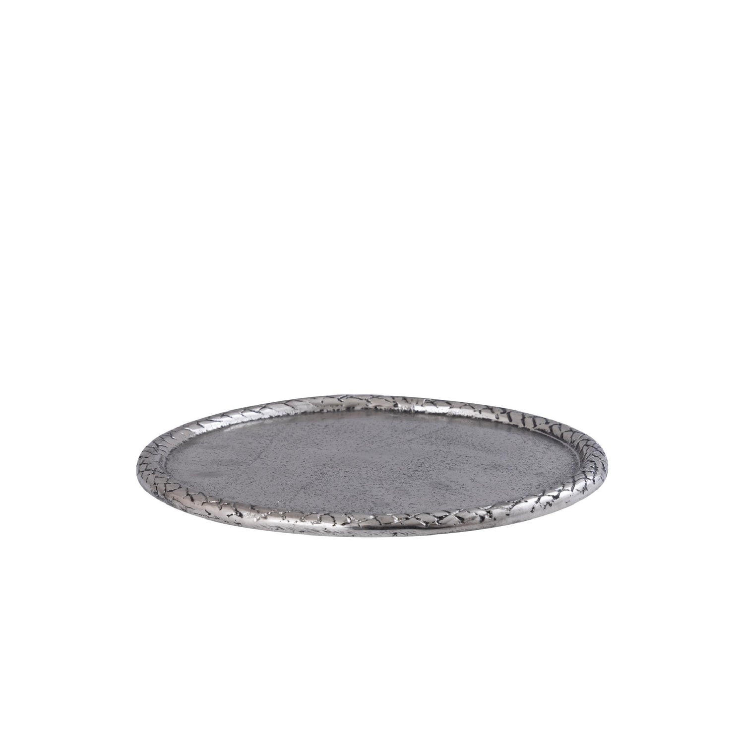 PTMD - Schaal Fahdi - Zilver - 25x25x2.5cm