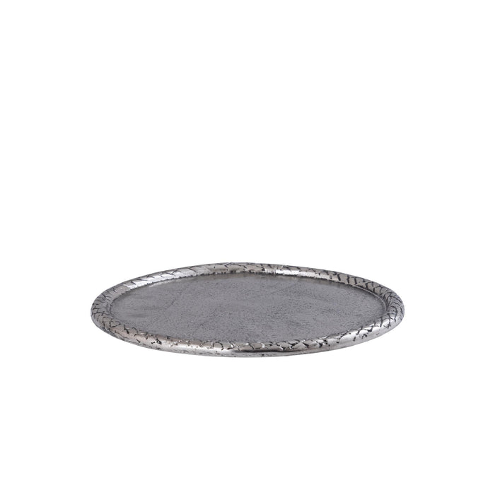 PTMD - Schaal Fahdi - Zilver - 25x25x2.5cm