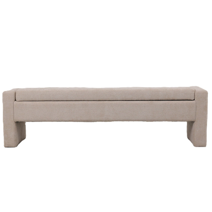 PTMD - Bankje Sidney - Beige - 160x41x45cm
