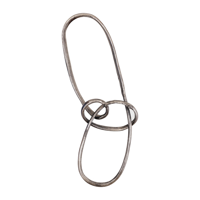 PTMD Wun Nickel Casted Alu Knot Wall Decoration Oval