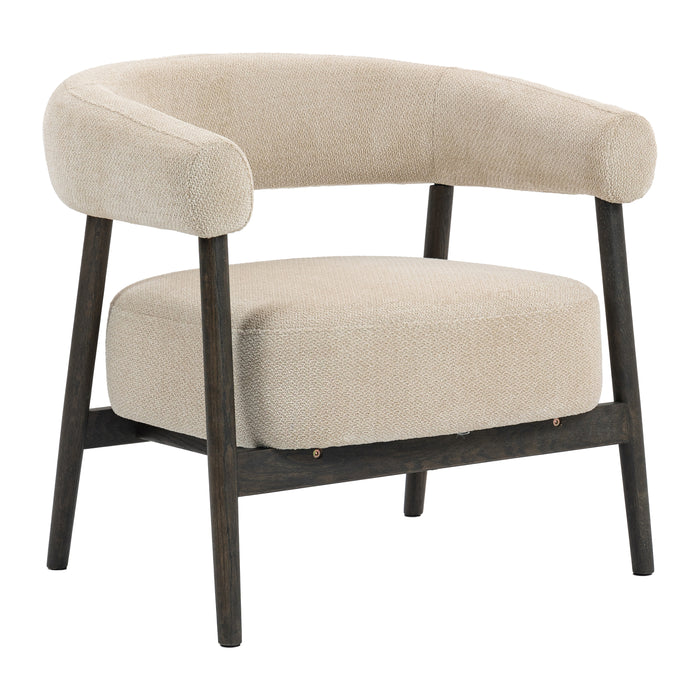 by fonQ Sora Fauteuil - Beige / Walnoot