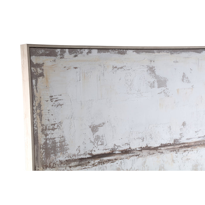 PTMD Asante Natural Canvas Paint Wallpanel Square Frame