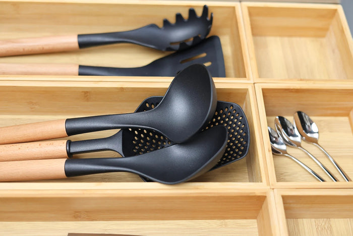 Organic Bestekbak - Bamboe - 38 x 8 x 7 cm