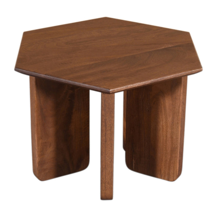 DÉJA Living - Salontafel Donkerbruin Mangohout - 60x60x38cm - Martos