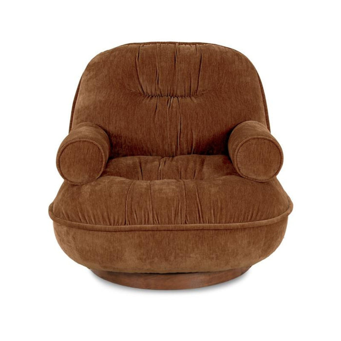 DÉJA Living - Draaifauteuil Bruin Stof - 93x102x85cm - Melbu