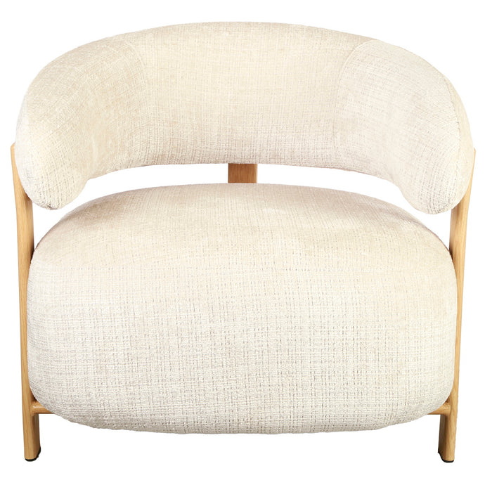 DÉJA Living - Fauteuil Beige|Naturel Stof - 76x71x70cm - Kalmar