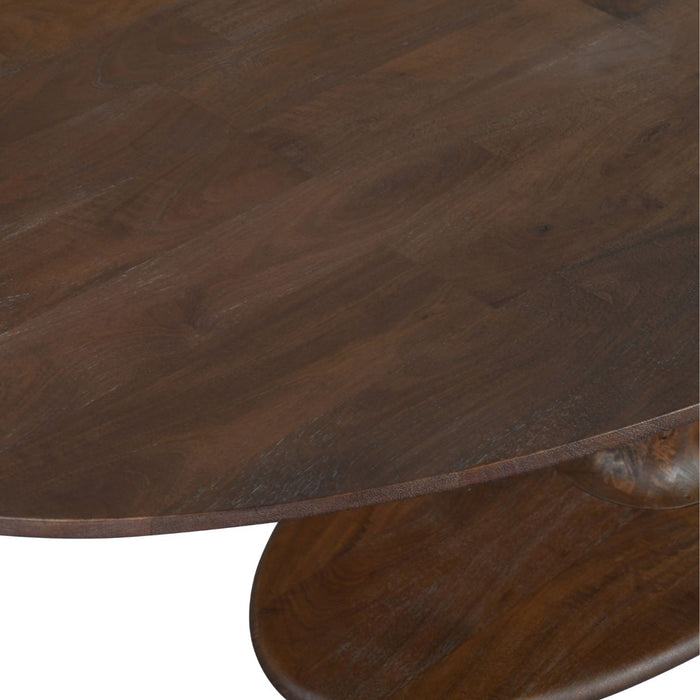 DÉJA Living - Eettafel Donkerbruin Mangohout - 250x100x76cm - Xàtiva