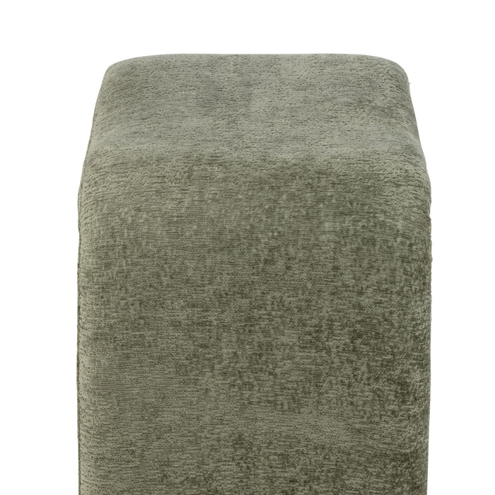 J-Line kruk N shape - textiel - muntgroen