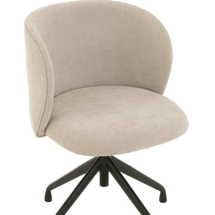 J-Line stoel Turn|Up|Down - textiel - beige