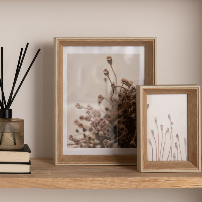 J-Line fotolijst Diepte - hout - creme - large -  2 stuks