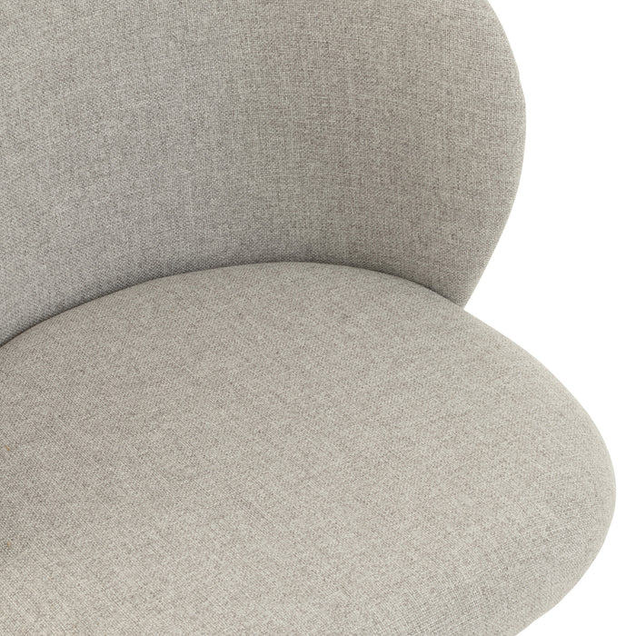 J-Line stoel Turn|Up|Down - linnen - grijs