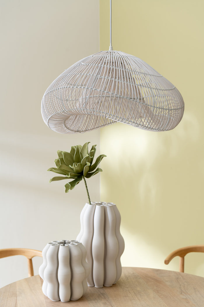 J-Line vaas Naos - keramiek - beige - large - 40 cm hoog