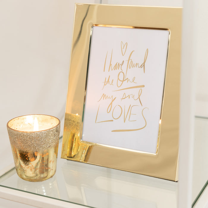 J-Line fotolijst Brede - metaal - goud - medium - 2 stuks