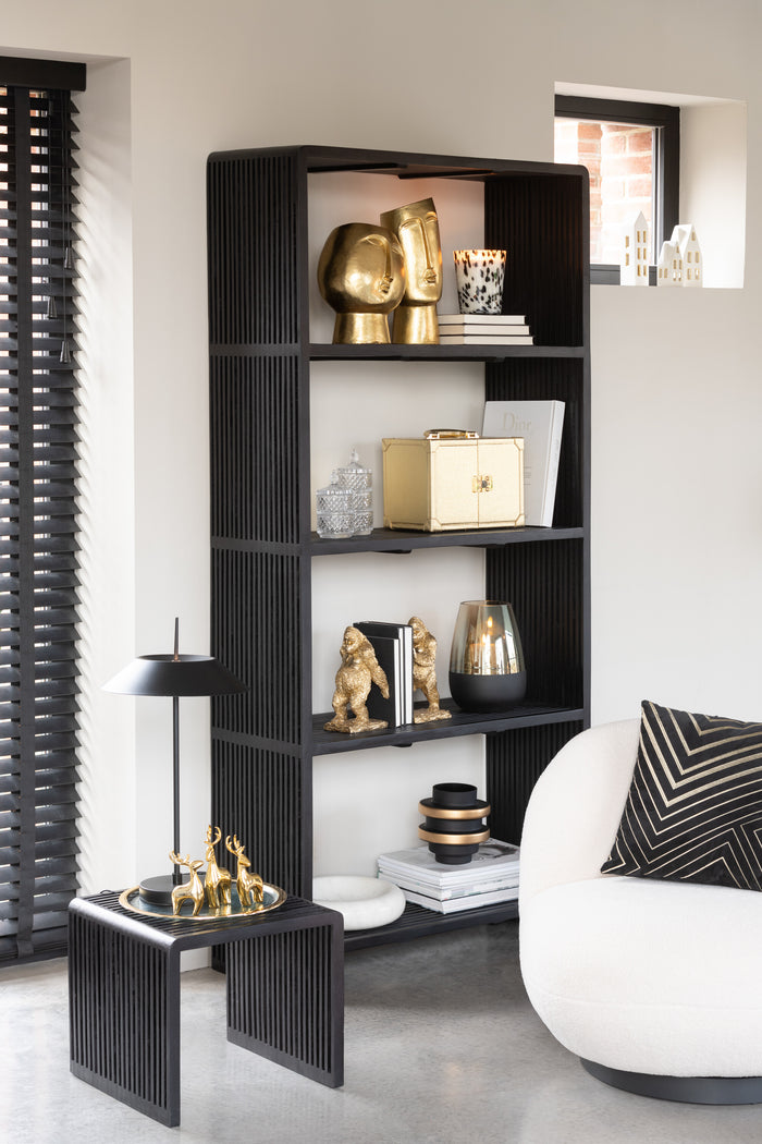 J-Line juwelendoos met handvat - kunstleder - goud