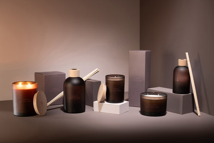 J-Line geurolie Accords Essentiels - Vanille Gourmande - bruin - 250ml