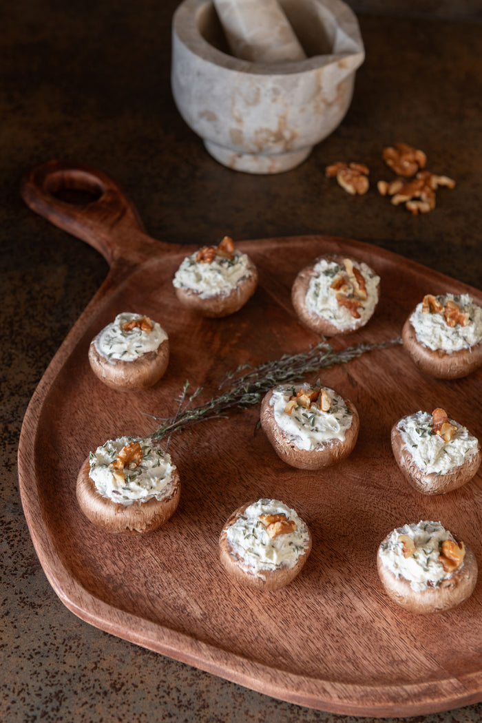 J-Line snijplank Goa - mangohout - bruin - medium