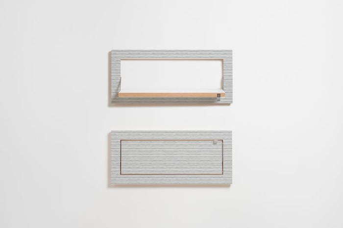 Fläpps plank 60x27-1 - Watercolor Stripes door Kind of Style