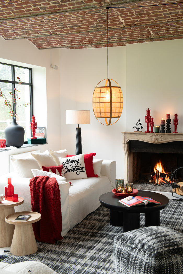 J-Line figuur Notenkraker - polyresin - rood - small - 2 stuks