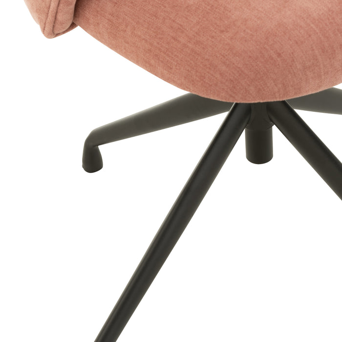 J-Line stoel Turn|Up|Down - textiel - lichtroze