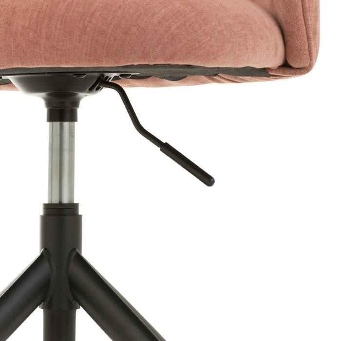 J-Line stoel Turn|Up|Down - textiel - lichtroze