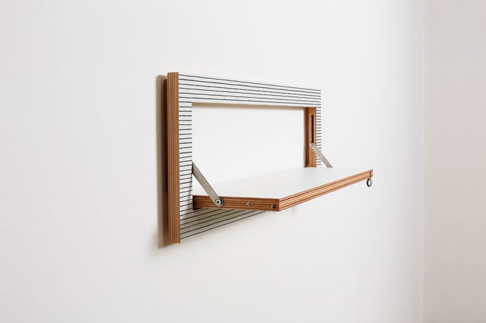 Fläpps plank 80x27-1 - Watercolor Stripes door Kind of Style