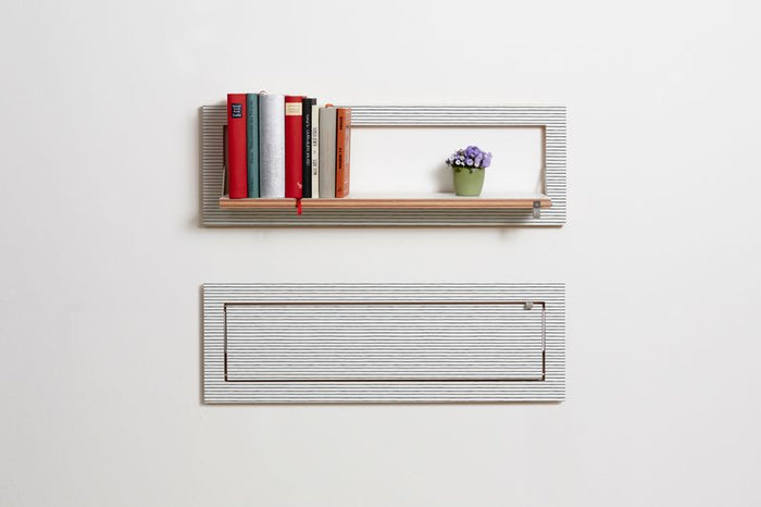 Fläpps plank 80x27-1 - Watercolor Stripes door Kind of Style