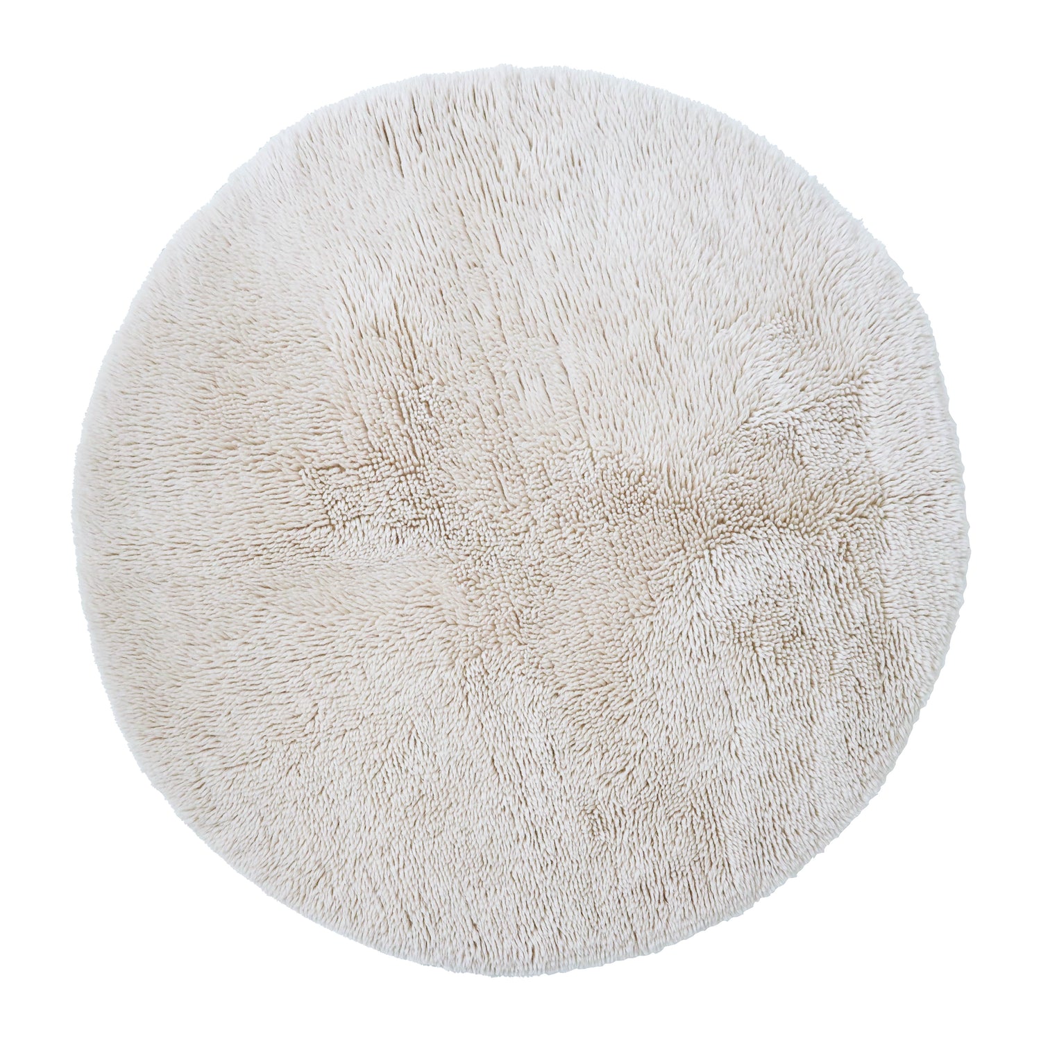 by fonQ Fuzz Vloerkleed Ø 150 cm - Off-White