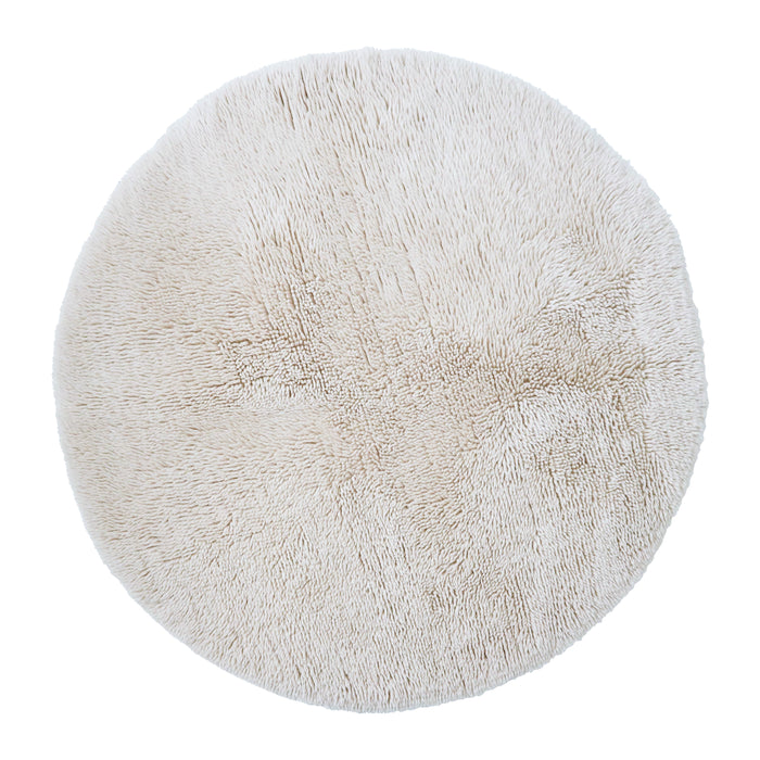 by fonQ Fuzz Vloerkleed Ø 150 cm - Off-White