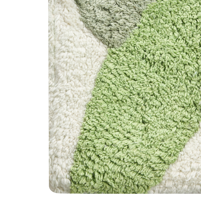 Beliani - ASAN - Badmat - Groen - 60 x 90 cm - Katoen