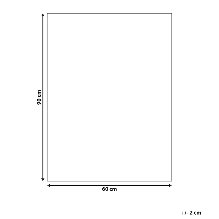 Beliani - ASAN - Badmat - Groen - 60 x 90 cm - Katoen