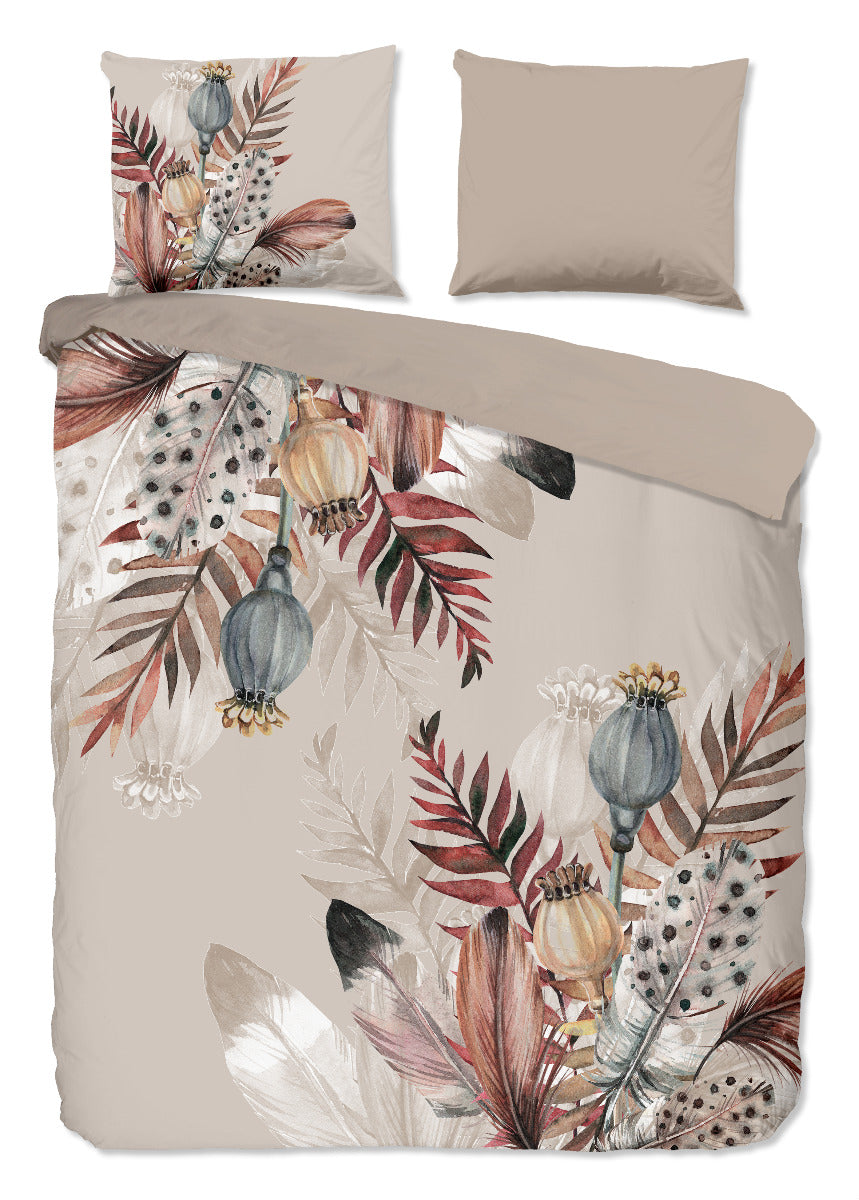 Pure Dekbedovertrek Micropercal Famm - taupe