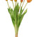 J-Line bloemenboeket Tulpen 7 stuks - kunststof - oranje|geel - large