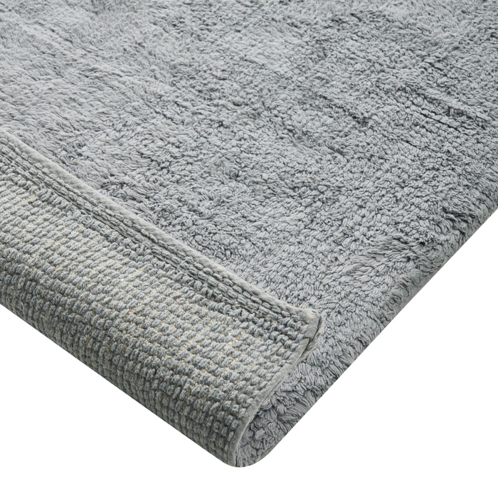 Beliani - GOELA - Badmat - Grijs - 60 x 90 cm - Katoen