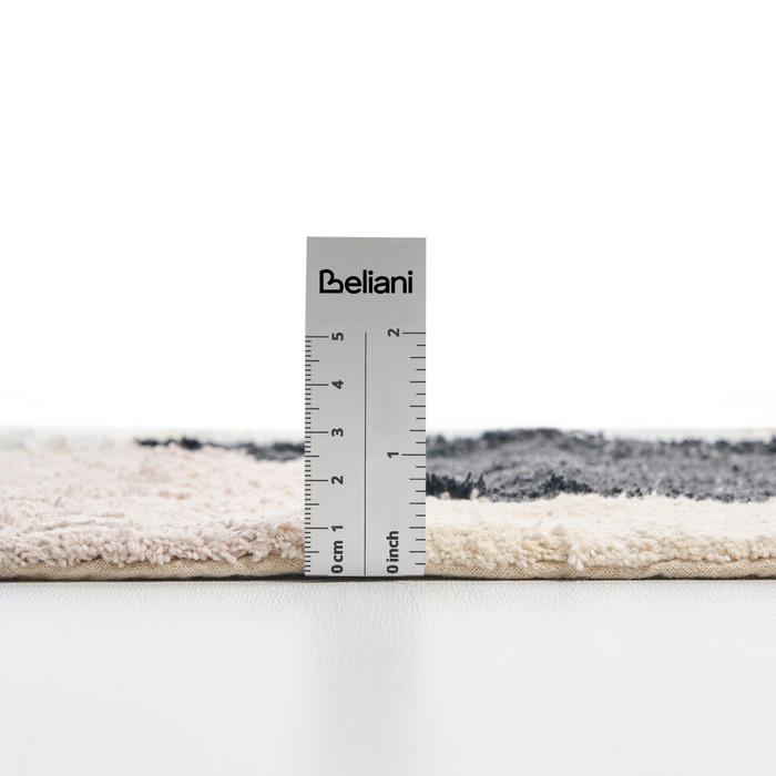 Beliani - SANOLI - Badmat - Beige - 60 x 90 cm - Katoen