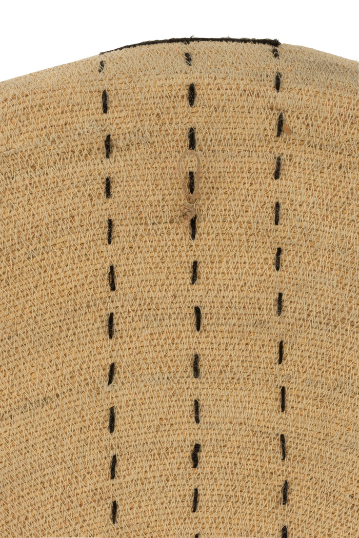 J-Line wanddecoratie Plateau Stippellijnen - zeegras - natur