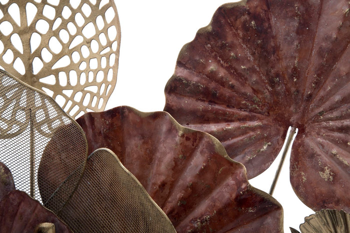 3D decoratief paneel in veelkleurig metaal 118x10x58 cm