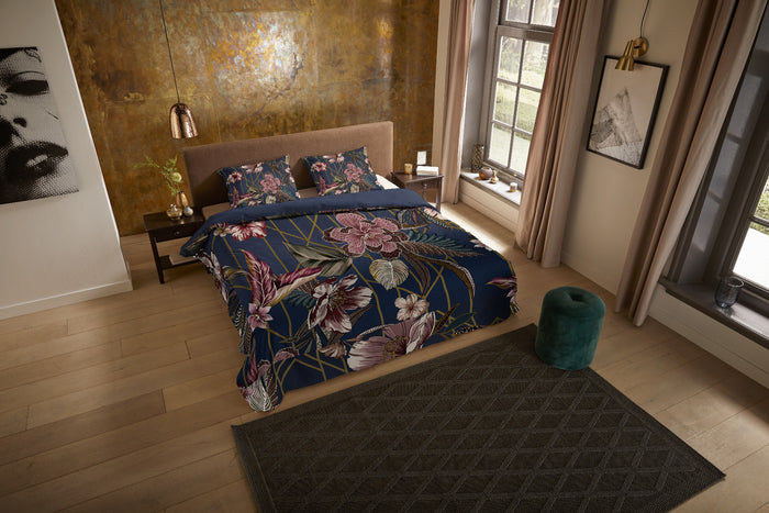 Pure Dekbedovertrek Micropercal Jos - dark blue