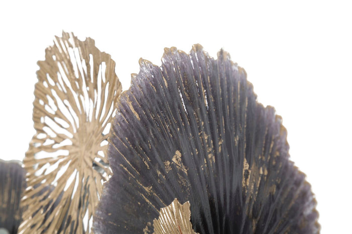 3D decoratief paneel in veelkleurig metaal, 167,6x7,6x73,5 cm