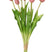J-Line bloemenboeket Tulpen 7 Stuks - kunststof - roze - large