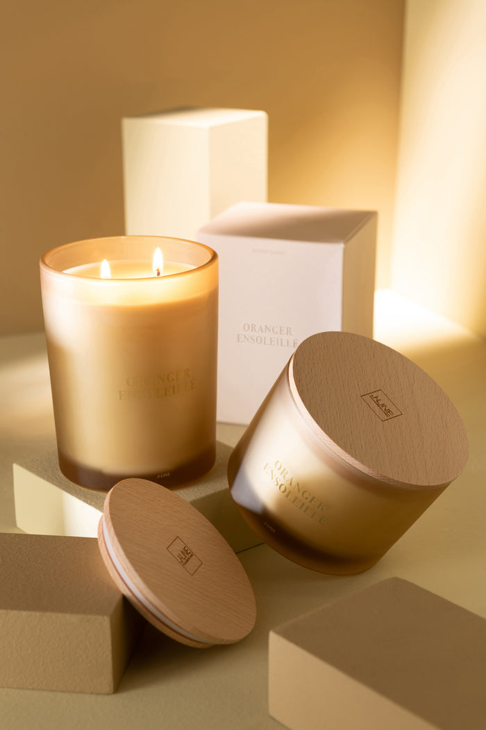J-Line geurkaars Accords Essentiels - Oranger Ensoleillé - g