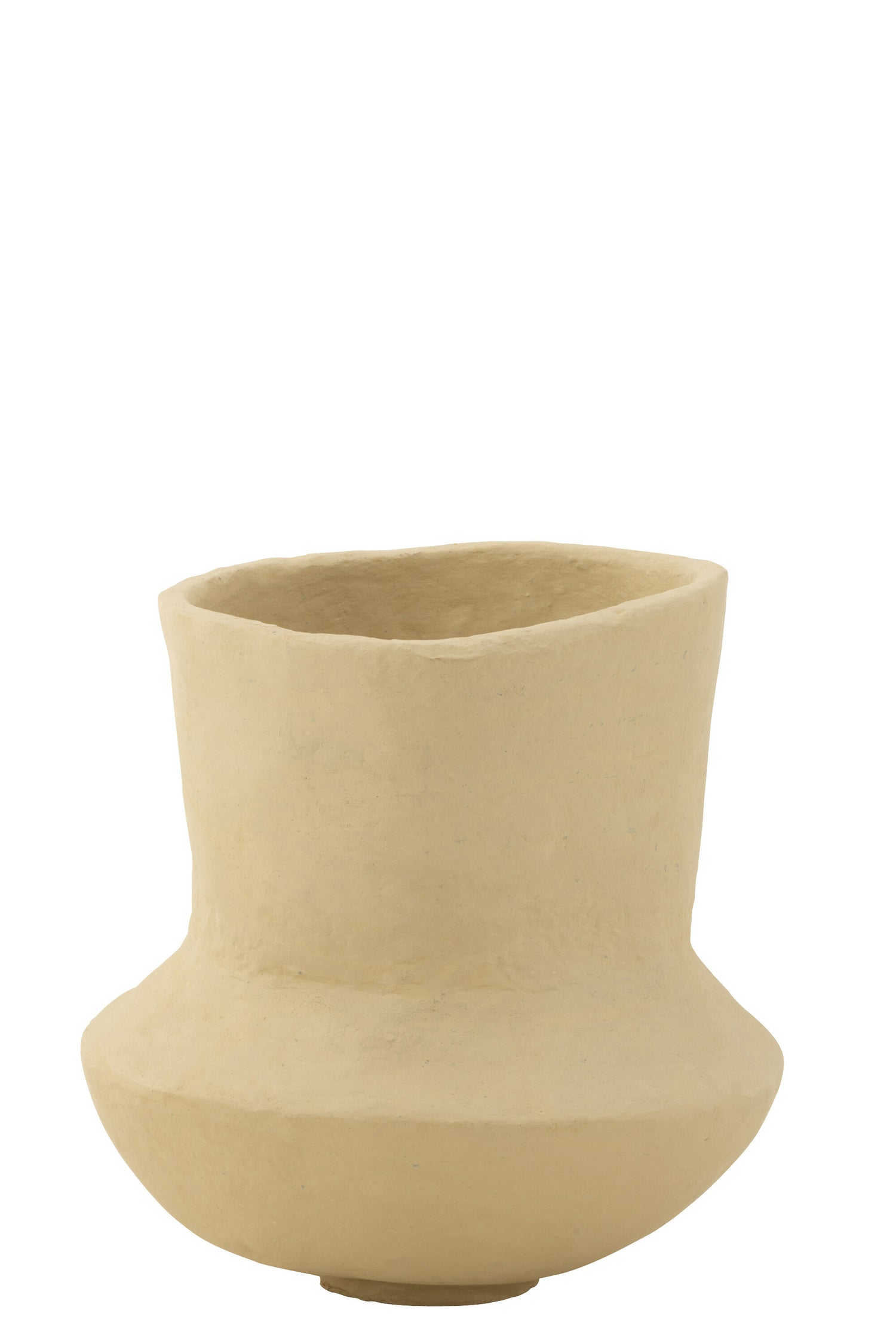 J-Line bloempot Archaic - papier - naturel - small - Ø 40 cm