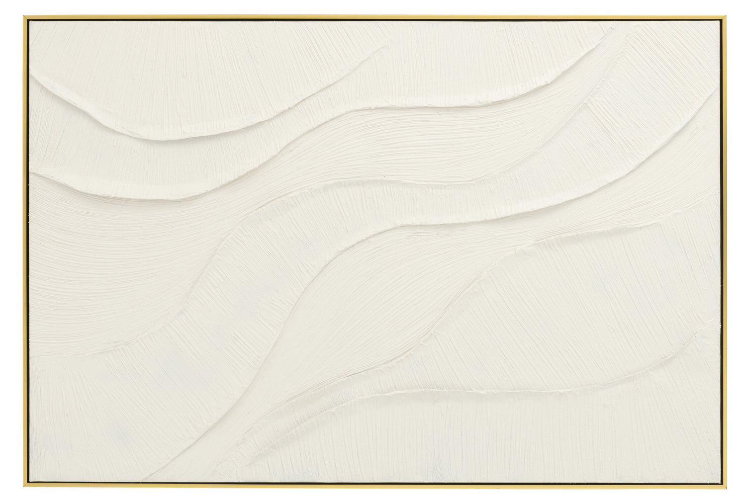 J-Line schilderij Onde - acrylique - ecru