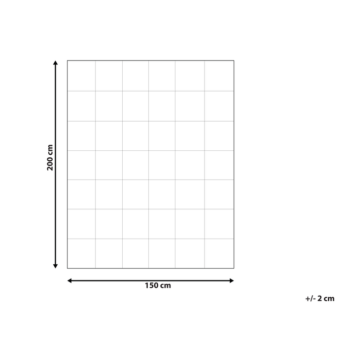 Beliani - EIGER - Dekbed medium warm - Wit - 150 x 200 cm - Eendendons