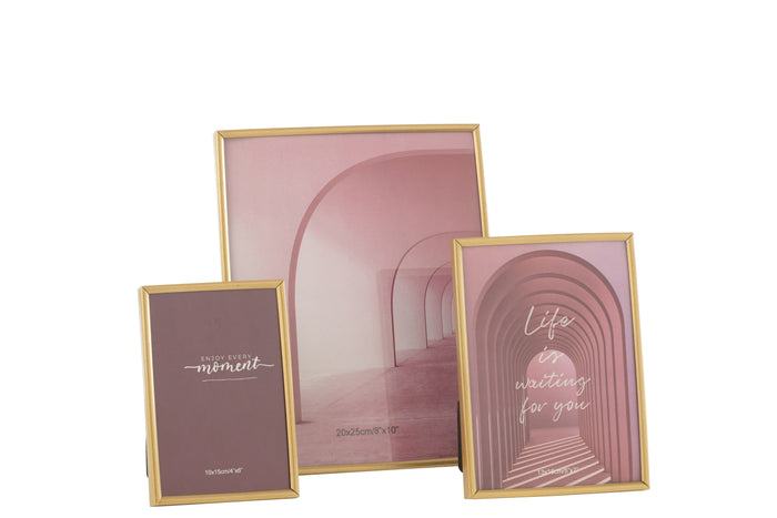 J-Line fotolijst Tracy - metaal - oud mat - large