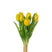 J-Line boeket Tulpen 5 stuks - kunststof - geel - small