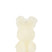 J-Line kaars Konijn - wit - medium - 15U
